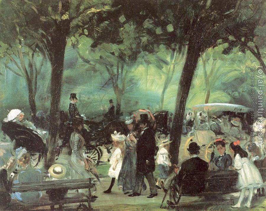 William James Glackens : The Drive Central Park